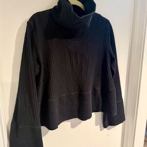 lululemon athletica Black Cowl Neck Sweatshirt